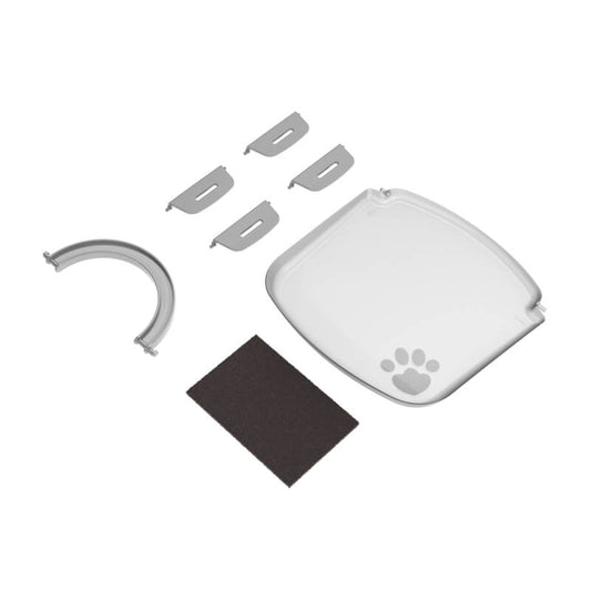 PeeWee Ersatzteil-Set für EcoDome – Türklappe, Aktivkohlefilter, Clips & Zubehör für Katzentoilette.