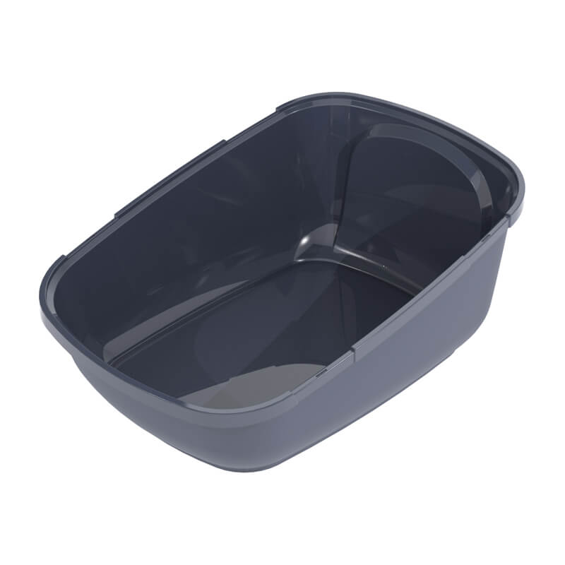 PeeWee Ersatzwanne anthrazit – Unterteil Wanne Schale für EcoDome & EcoGranda Katzentoilette Katzenklo