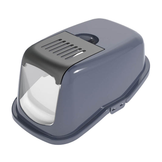PeeWee Ersatzhaube Deckel anthrazit Haube für PeeWee EcoHus Katzentoilette mit Öffnung für Aktivkohlefilter zur Geruchsneutralisierung