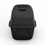 PeeWee Katzenklo EcoHus schwarz / black geschlossene Katzentoilette System doppelter Boden Trennsystem