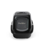 PeeWee EcoHus Katzenklo Schwarz – Starterpaket mit Haube & 3 kg Holzpellets